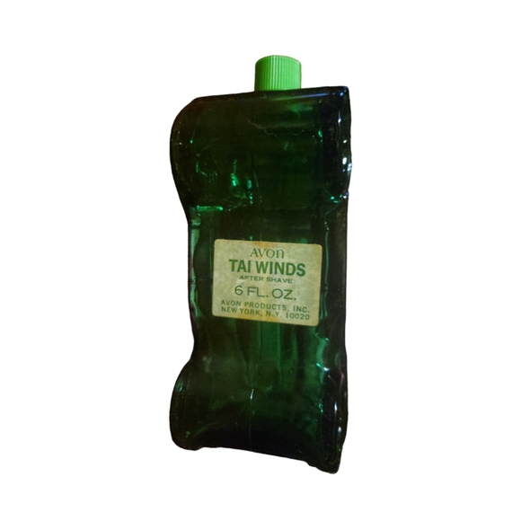 Vtg 71 AVON Bottle/Decanter "1923 Green Station Wagon" Tai Winds After Shave - Picture 8 of 9